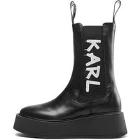 KARL LAGERFELD Karl Lagerfeld Damen Chelsea Boots KARL LAGERFELD-KL42460 000 Black Lt Chelseaboots