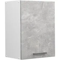 Vicco Hängeschrank R-Line, Beton/Weiß, 45 cm (1-St)