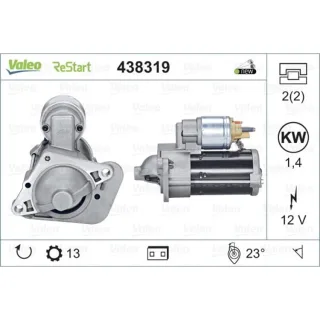 Valeo Starter 1,4 kW Dacia Nissan Renault 438319
