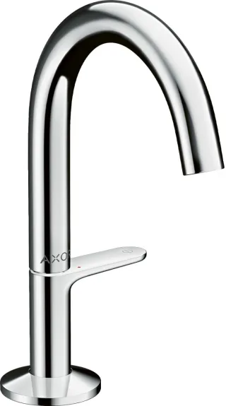 Hansgrohe Waschtischmischer Select 140 Axor One mit Push-Open Ablaufgarnitur chrom, 48010000 48010000