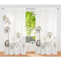 OTTO home Gardine Nannette (1 St), Multifunktionsband, halbtransparent, Polyester, halbtransparent, gemustert, pflegeleicht, verschiedene Größen