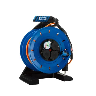 HEDI Vollkunststoff-Kabeltrommel Generation 7 Champion Ø 290 mm mit PRCD-S, 40m - K740Q2TFP