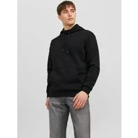 Jack & Jones Hoodie BRADLEY Hoodie (1-tlg) Kapuze, Kordel, Bauchtasche