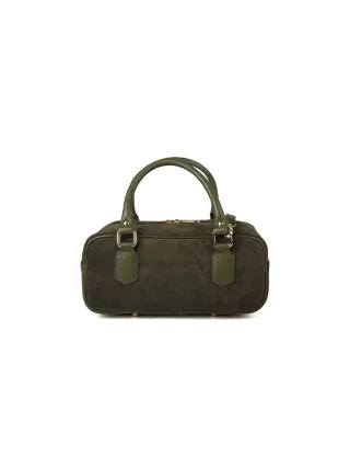 Giulia Monti Schultertasche Dunkelgrün