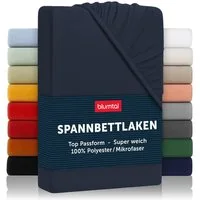Blumtal Spannbettlaken Bettlaken aus Mikrofaser, Mikrofaser, Gummizug: rundum, (1 Stück)