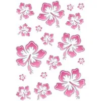 Hermann Schütz Aufkleber Hermann Schütz Aufkleber Hibiskusblüten-Set