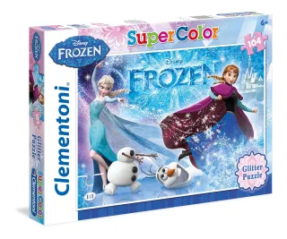 Clementoni 29712.2 - Eiskönigin (Glitterpuzzle)