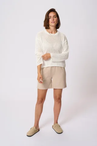 Strickpullover Regular fit white