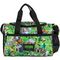 DERFORM Sporttasche Pixel Game Play Schultertasche Umhängetasche Tasche Schultasche