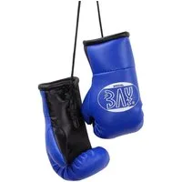 BAY-Sports Boxhandschuhe Mini Deko Box-Handschuhe Boxen Geschenk Auto Paar blau, Anhänger für Tasche, Autospiegel usw.