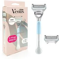 Gillette Venus Nassrasierer Satin Care Rasierer für den Intimbereich mit 2 Klingen, Vorteilspack