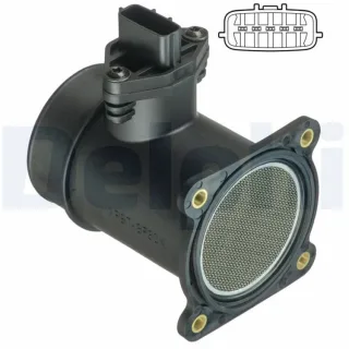 Delphi Luftmassenmesser Nissan Almera N16 Primera P11 P12 AF10373-12B1