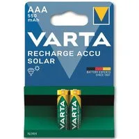 VARTA VARTA Akku NiMH, Micro, AAA, HR03, 1.2V/550mAh, Solar, 2er Pack Solarakkus