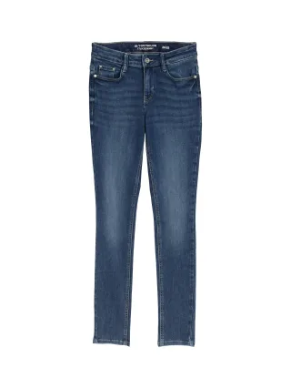 Tom Tailor - TTLUCIE SKINNY Jeans mid stone wash denim - Gr. - 27/32