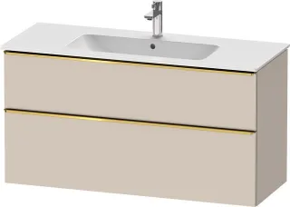 Duravit D-Neo Waschtischunterbau wandhängend Taupe Matt 1210x462x625 mm - DE4364034910000 DE4364034910000