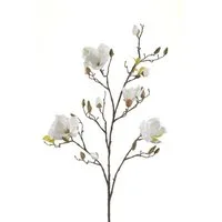 Kunstblume Kunstblumen Magnolie, Emerald, Höhe 105 cm, Farbe: Weiß