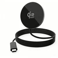 ibettertec Magnetisches Schnellladegerät 25W Qi-Ladegerät Fast Wireless Charger Induktions-Ladegerät (Induktive Ladestation Kompatibel mit, iPhone 16/16 Plus/16 Pro/16 Pro Max / iPhone 17/17 Pro/17 Pro Max, Kabelloses Induktionsladegerät, Schnelles K