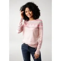KangaROOS Norwegerpullover im winterlichen Design