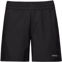 Head Shorts Tennishose Club (UV-Schutz) kurz schwarz Damen