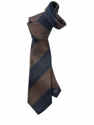 Herren Grenadine-Krawatte Beige 100 % Seide
