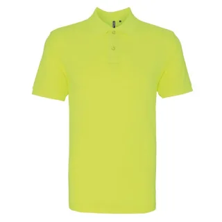 Asquith & Fox Herren-Poloshirt mit kurzen Ärmeln (neongelb)