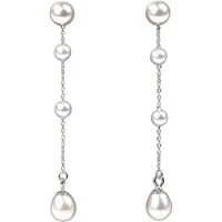 Nagel Jewellery Anhänger Set Alice Bay Pearl Asymetric (Schmuckset, Kette & Anhänger, Ohrringe, Kette & Anhänger, Ohrringe, Schmuckset), Süßwasserperlen