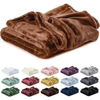 Wohndecke Kuscheldecke, Fleecedecke, Wolldecke flauschig und weich, Lavea, Sofadecke, Atmungsaktiv & Hautfreundlich, Decke