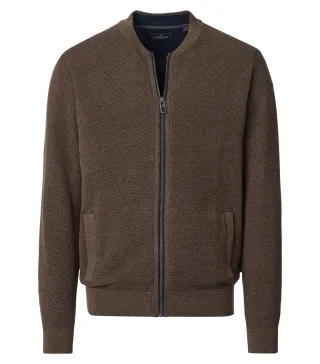 CASAMODA - Strickjacke braun - Gr. - M