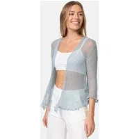 ikat Bolero IKA01 (Sommerlicher angenehm leichter Damen Bolero mit 3/4 Arm)