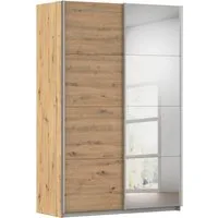 OTTO home Kleiderschrank Mehrzweckschrank Schwebetürenschrank Mietswohnung Schlafzimmer CORTONA (erhältlich in Breite: 136/181/203/226/271/315/360 cm, Höhe: 210/229 cm) in 3 Ausstattungen BASIC/CLASSIC/PREMIUM (SOFT-CLOSE) MADE IN GERMANY