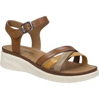 JOSEF SEIBEL Damen Sandale Sevran 02 in cognac-multi