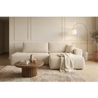 Kaiser Möbel Ecksofa mit Schlaffunktion und Bettkasten, Cordstoff Tilia, OPEN XL, XL-Format,Große Liegefläche,Cordstoff mit hoher Abriebfestigkeit