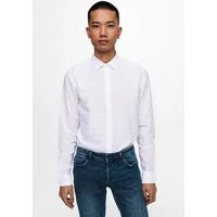 ONLY & SONS Langarmhemd ONSCAIDEN LS SOLID LINEN SHIRT NOOS Baumwollmischung mit Leinen, slim fit