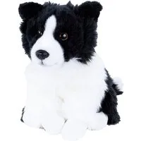 Uni-Toys Kuscheltier Border Collie schwarz weiß 31 cm Kuscheltier Uni-Toys (Hunde, Plüschcollie)