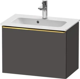 Duravit D-Neo Waschtischunterbau wandhängend Graphit Matt 610x372x440 mm - DE4268034490000 DE4268034490000