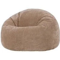 icon Sitzsack Sitzsack Erwachsene aus Cord flauschig „Kingston“, 85x50cm, Made in Germany, für Erwachsene & Kinder, mit Füllung