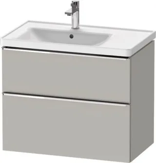 Duravit D-Neo Waschtischunterbau wandhängend Betongrau Matt 784x452x625 mm - DE4357010070000 DE4357010070000