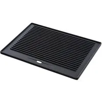 CLP Grillplatte Grillplatte (1er), aus Gusseisen, beidseitig nutzbar