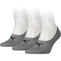 PUMA Füßlinge PUMA UNISEX FOOTIE 3P (3-Paar, 3 Paar) NoShow Socks, atmungsaktiv, elastisches Bündchen