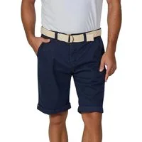 riverso Chinoshorts Herren Shorts RIVHenry Regular Fit Bermudashorts mit Gürtel
