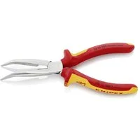 Knipex Flachzange Knipex 26 26 200 VDE Flachrundzange 45° gebogen Vanadium Elektrostahl