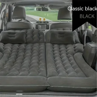 Xmund Foldable Air Mattress Camping Bed Car Air Mattress Vehicle Inflatable Thickened Travel Bed Sleeping Pad Camping Ac