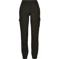 URBAN CLASSICS Cargohose Urban Classics Damen Ladies High Waist Cargo Pants (1-tlg)