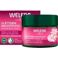 WELEDA Nachtcreme GLÄTTENDE NACHTPFLEGE WILDROSE & WEISSER TEE, stärkt die Hautbarriere, mindert erste Fältchen