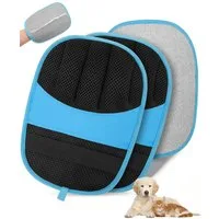 FOUORTUNATE-BEE Fellpflegehandschuh 2er Set Tierhaarhandschuhe mit 5-Finger-Design für Sofa & Kleidung, (2-tlg), Verbesserte Fellhandschuhe für Auto, Sofa und Kleidung, 2 Stück