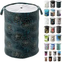 Sanilo Wäschekorb mit Motiv, viele schöne Wäschesammler zur Auswahl, Wäschesack mit Sichtschutz, 60 Liter, faltbar, kräftige Farben