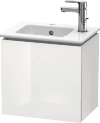Duravit L-Cube Waschtischunterbau wandhängend Weiß Hochglanz 420x294x400 mm - LC6272L8585 LC6272L8585