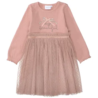 BASEFIELD - Md.-Kleid dusty rose - Gr. - 122