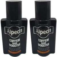 Alpecin Haarpflege-Set Haar-Tonic Coffein Hair Booster Haarwasser, 2 x 200ml, 2-tlg., Hair-Tonic zur Leistungssteigerung der Haarwurzeln nach dem Waschen