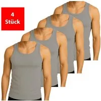 The Bakis Underwear Unterhemd Herren 4er Pack Achselhemd Tanktop Feinripp 100% Baumwolle Achselshirt (Spar-Set, 4er-Pack) Made in Türkei, 4 Feinripp Unterhemden
